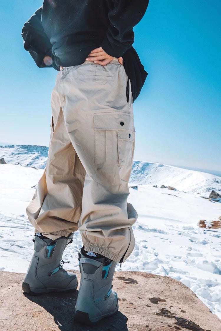 WarmTrek | Unisex skibroek – Baggy sneeuwbroek, winter outdoor snowboarden