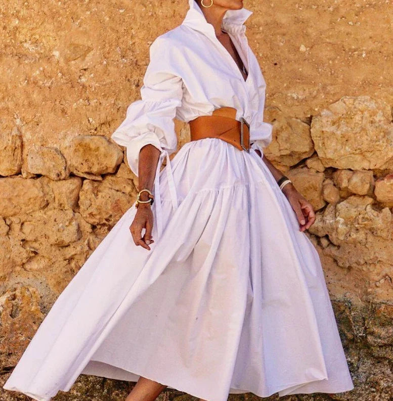 Elarae | Damesjurk met losse pasvorm en oversized model – Casual zomerjurk