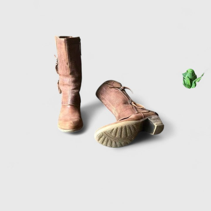 Circe | Dames Orthopedische Halflange Laarzen – Ondersteunend Comfort met Zijritssluiting