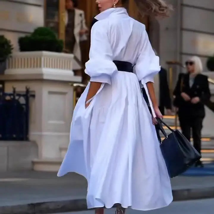 Elarae | Damesjurk met losse pasvorm en oversized model – Casual zomerjurk