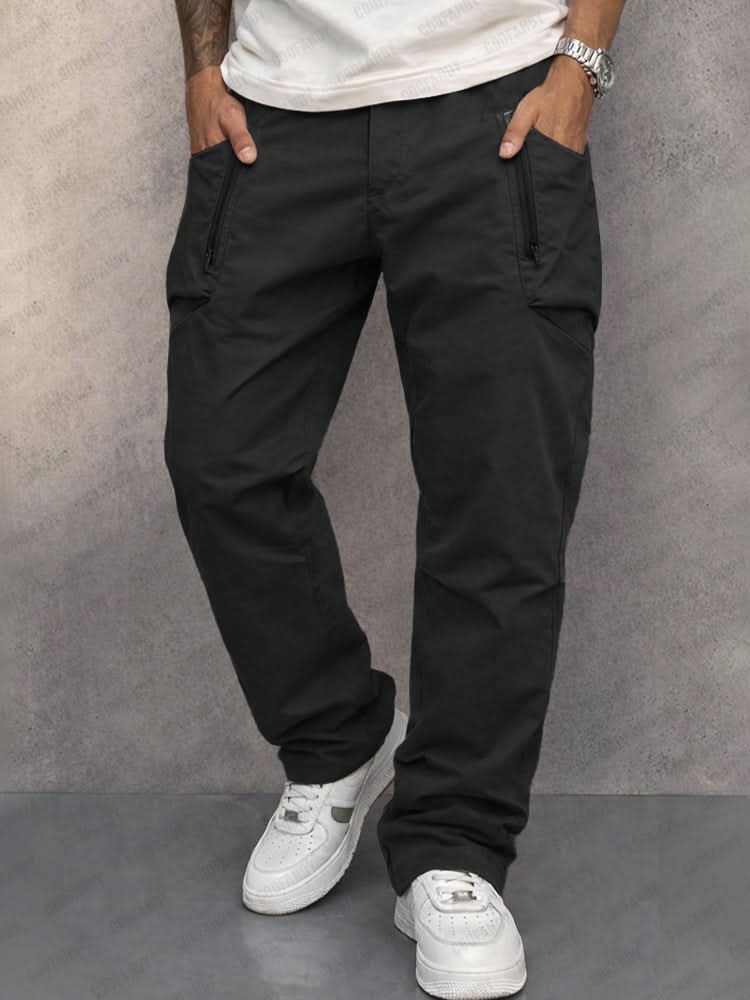 Adriel | Heren Katoenen Cargo Broek – Functionele Cargo Broek met Ritszakken