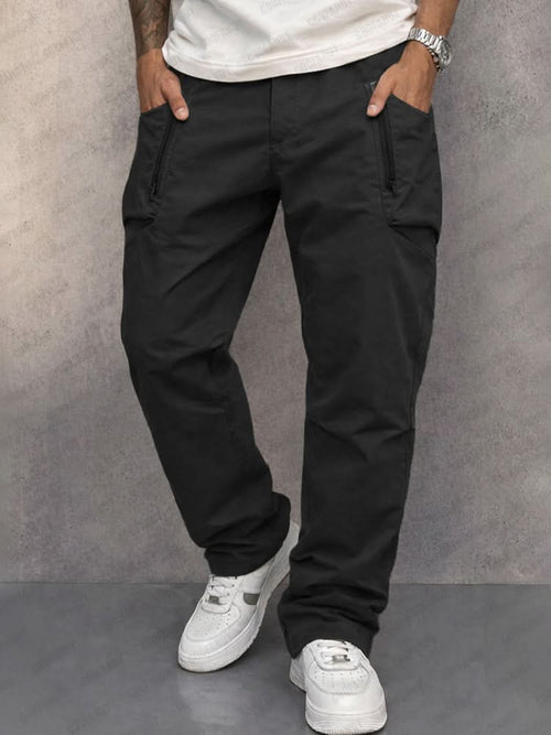 Adriel | Heren Katoenen Cargo Broek – Functionele Cargo Broek met Ritszakken