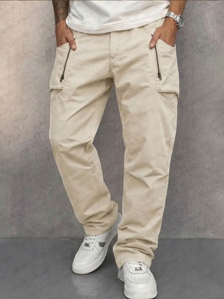 Adriel | Heren Katoenen Cargo Broek – Functionele Cargo Broek met Ritszakken