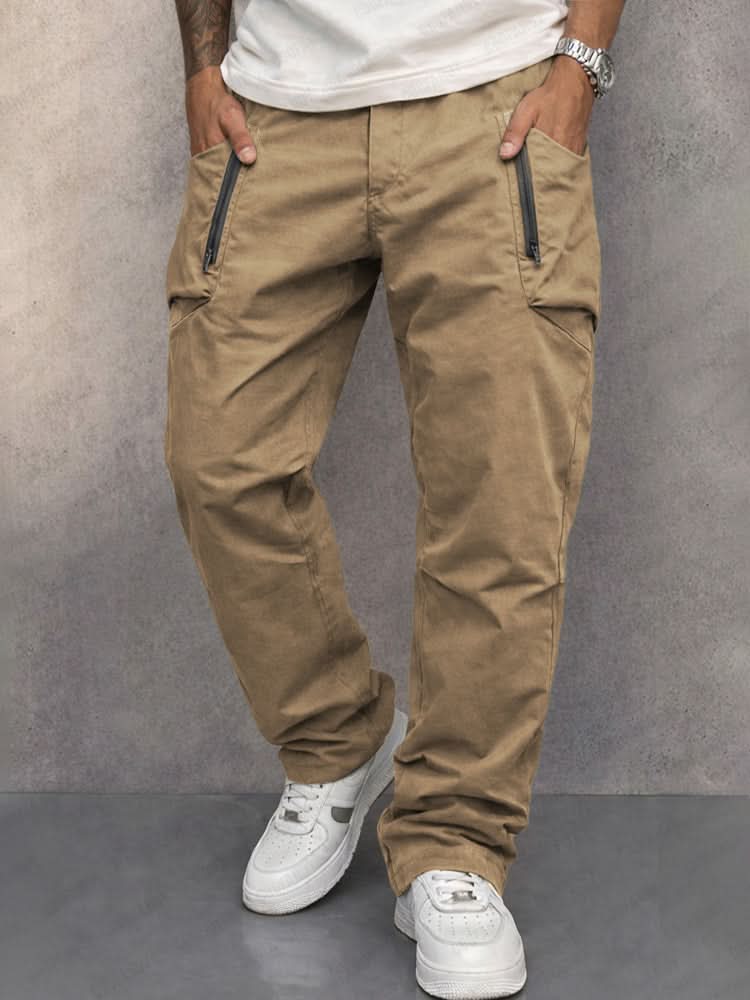 Adriel | Heren Katoenen Cargo Broek – Functionele Cargo Broek met Ritszakken