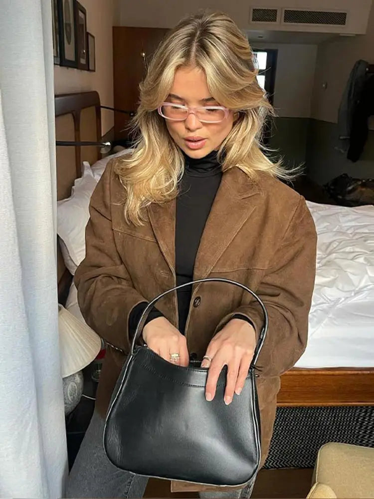 Agnita | Oversized Winterjas Dames – Warme Polyesterblend Jas