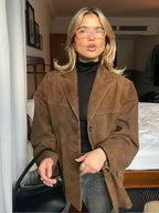 Agnita | Oversized Winterjas Dames – Warme Polyesterblend Jas