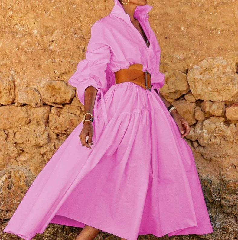 Elarae | Damesjurk met losse pasvorm en oversized model – Casual zomerjurk
