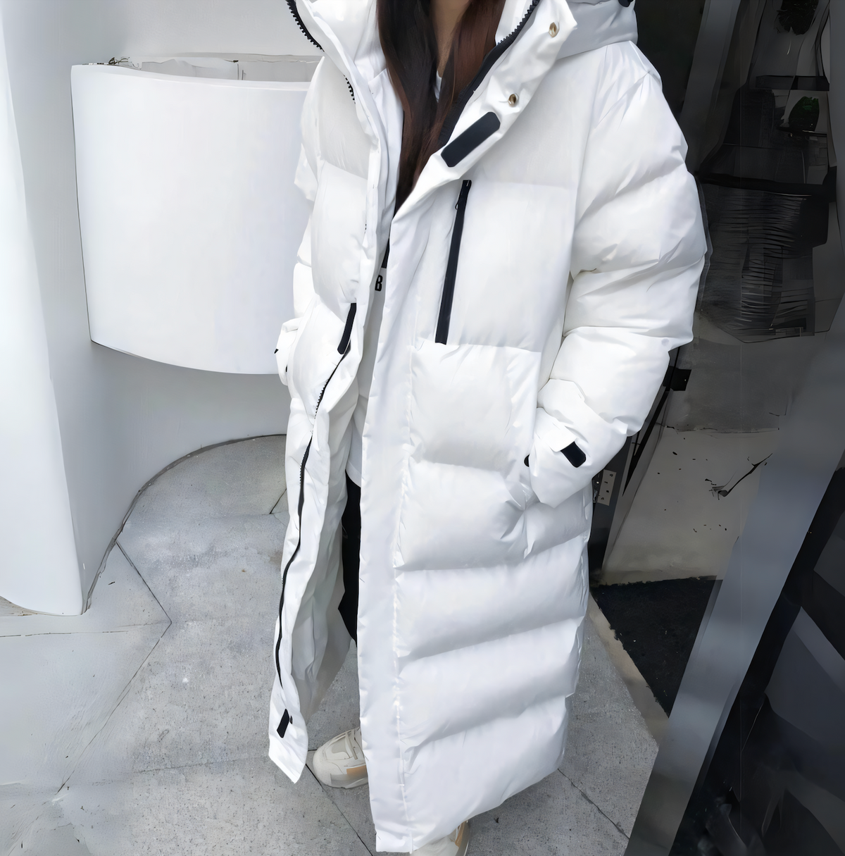 Rian | Lange, winddichte en elegante winterjas voor dames