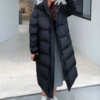 Zuleika | Lange Pufferjas voor Dames – Warme Winterjas, Lichtgewicht & Geïsoleerd