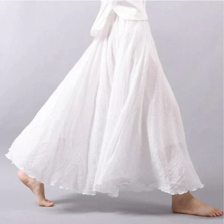Yara | Lange Maxi-Rok voor Dames – Flowy Hoge Taille Rok met Elegante Uitstraling