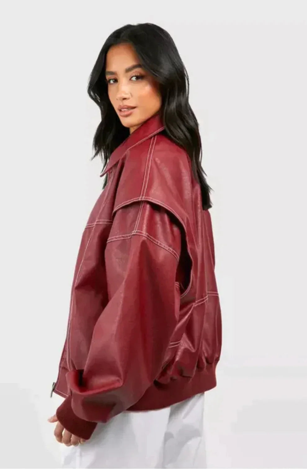 Dorelia | Oversized Leren Jas Dames – Zacht & Duurzaam Leer