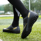 GripStrike | Heren Voetbalschoenen Hoge Enkel - Ademende Outdoor Voetbalschoenen, Antislip Turf Trainers
