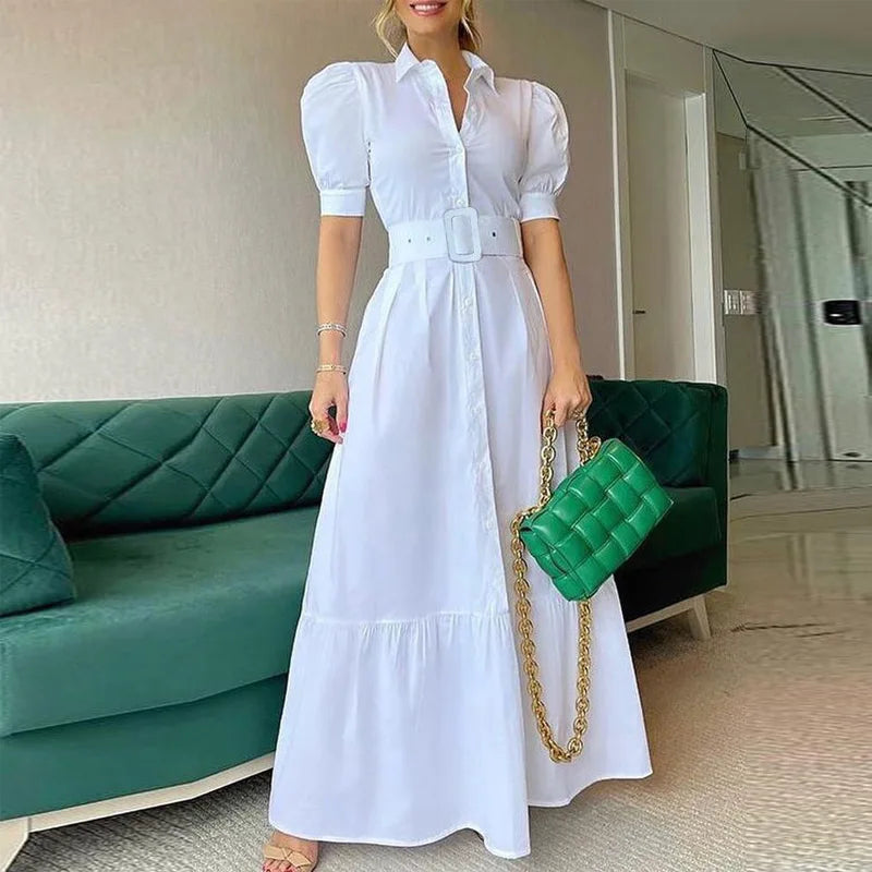 Luella | Gestreepte Dames Zomerjurk – Lange Maxi Jurk