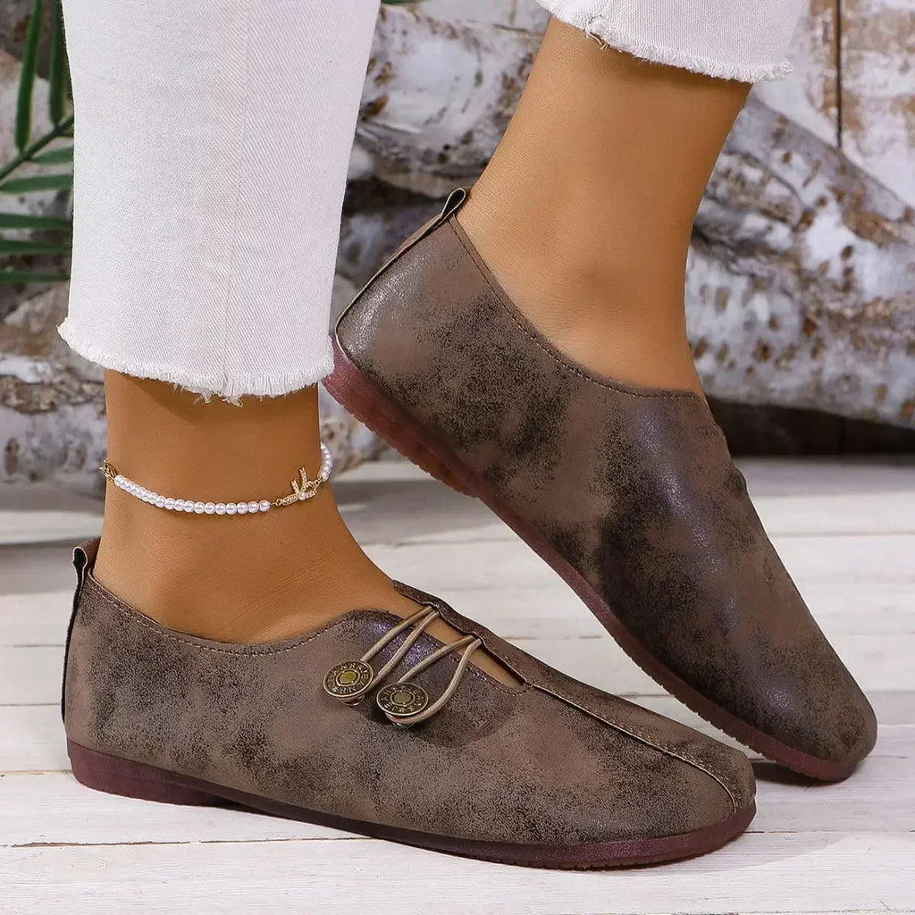 Marigold | Suède loafers voor dames – Comfortabele instappers
