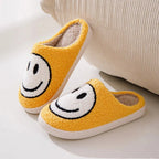 Eliane | Smiley-pantoffels voor dames met zachte voering en platte zool