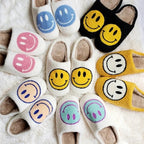 Eliane | Smiley-pantoffels voor dames met zachte voering en platte zool