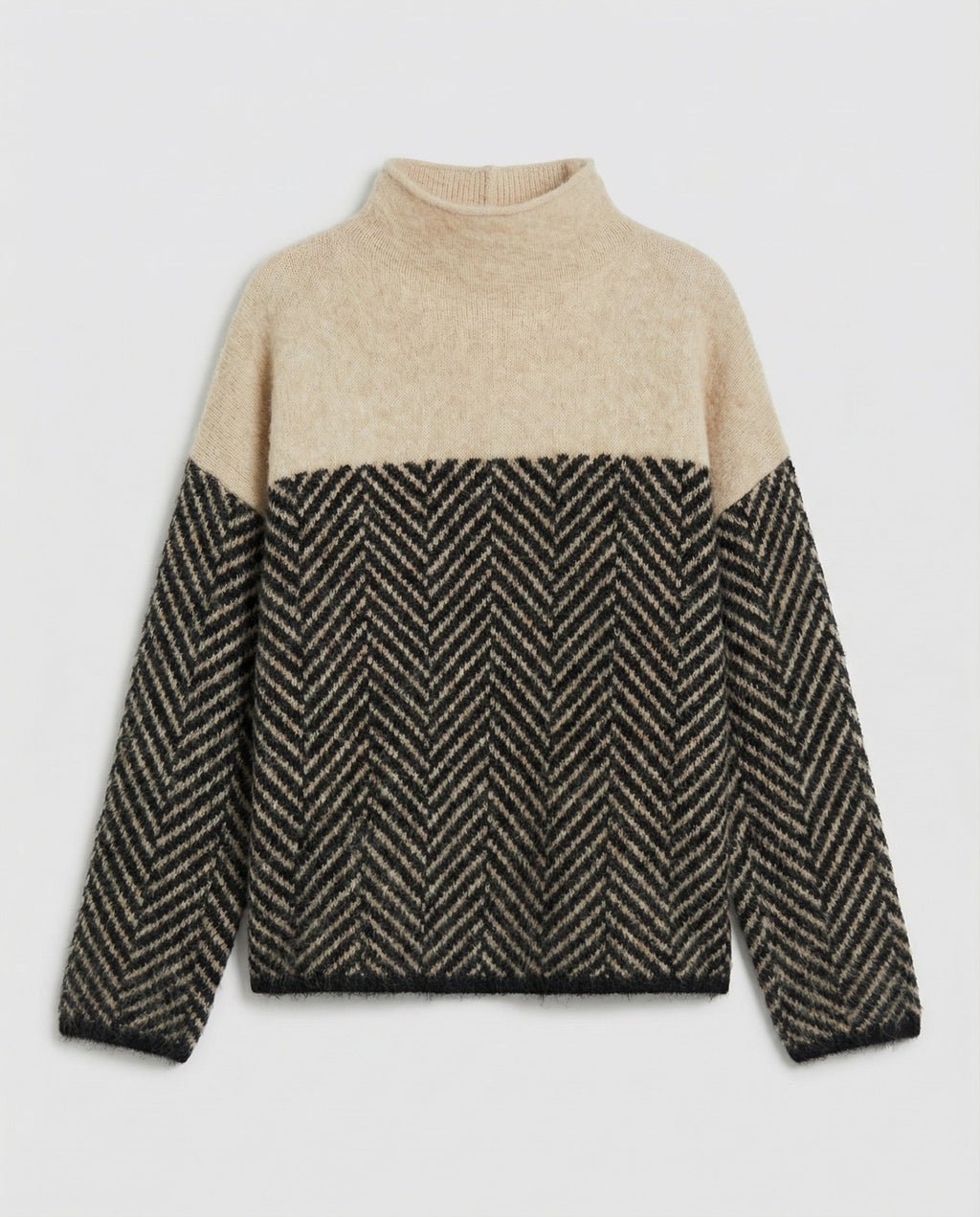 Annemieke | Zachte coltrui voor dames – Elegante gebreide trui