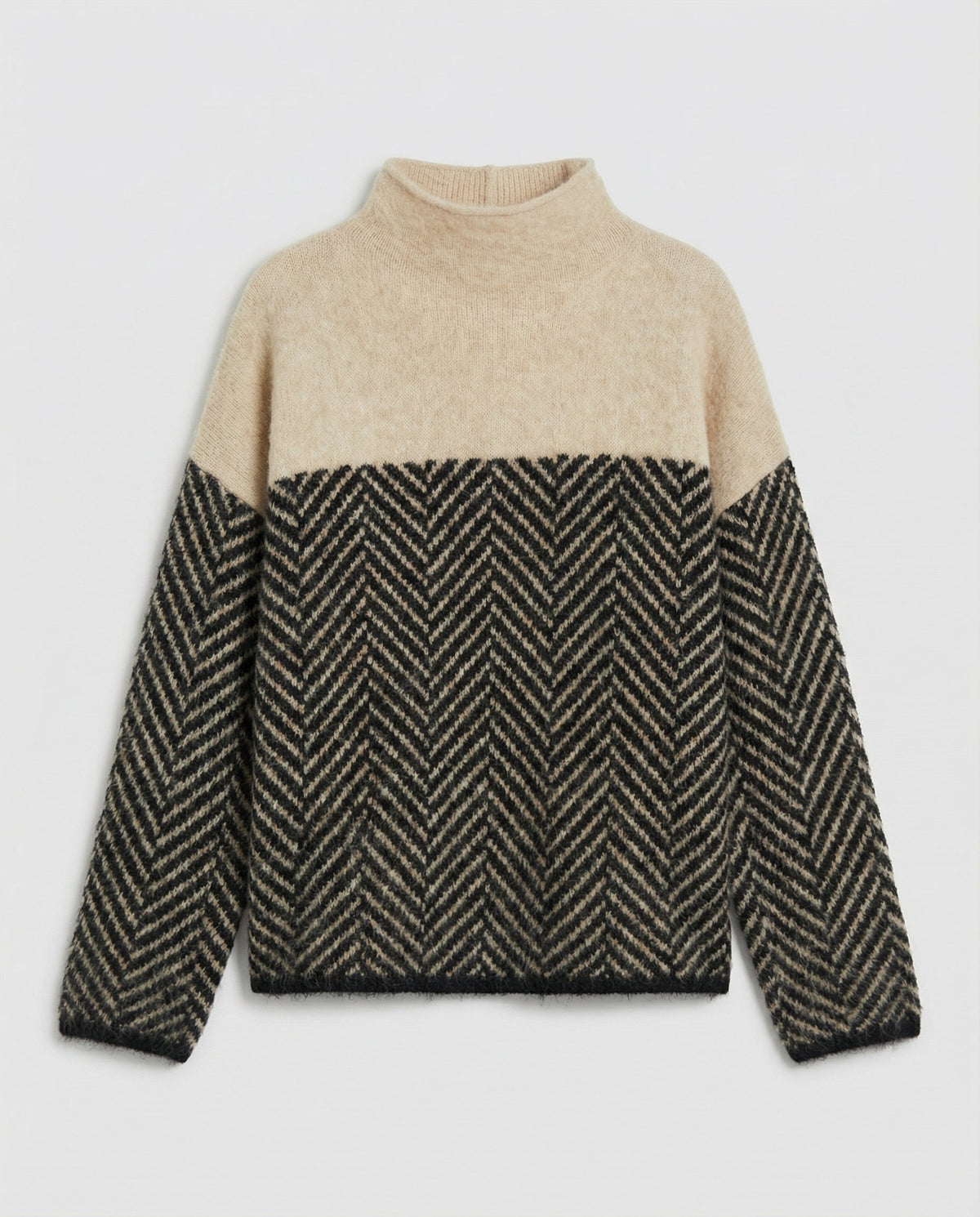 Annemieke | Zachte coltrui voor dames – Elegante gebreide trui