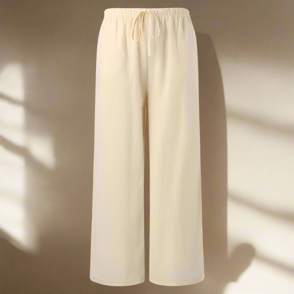 Elysia | Vrouwenbroek met wijde pijpen – Chique, modieuze broek