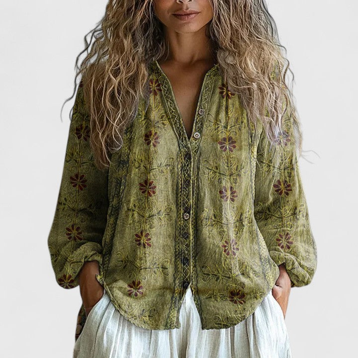 Embry | Damesblouse met losse pasvorm – Casual en comfortabel voor elke dag