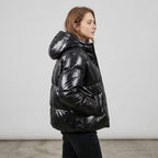 Venne | Metallic pufferjack voor dames – Winddicht winterjack