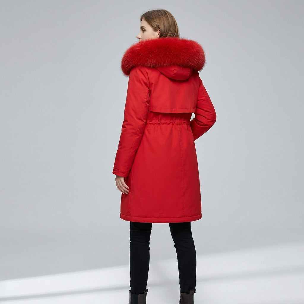 Euphemia | Winterjas voor dames met capuchon – Warm, elegant en stijlvol