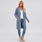 Alida | Dames Teddyjas Lang Model met Knoopsluiting