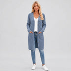 Alida | Dames Teddyjas Lang Model met Knoopsluiting