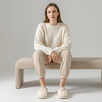 Rixte | Warme, knusse pantoffels voor dames – Comfortabele winterpantoffels met zachte voering