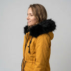 Tialde | Winterjas met capuchon voor dames – Water- en winddichte outdoorjas