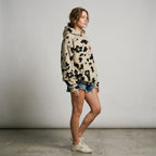 Aardina | Hoodie met bloemenprint voor dames – Warme pullover met lange mouwen en verstelbare capuchon