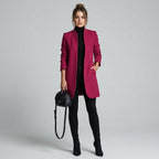 Bertha | Lange blazer voor dames – Elegant, op maat gemaakt jasje voor een chique look