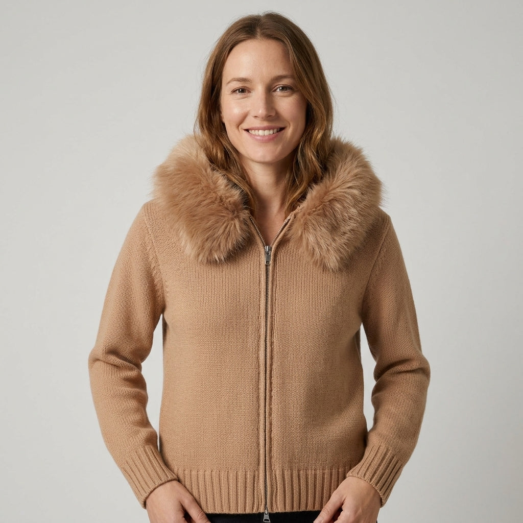 Alma | Dames Teddyjas met Omgeslagen Kraag en Relaxte Pasvorm