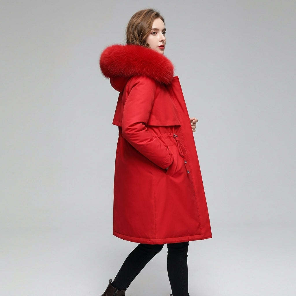 Euphemia | Winterjas voor dames met capuchon – Warm, elegant en stijlvol