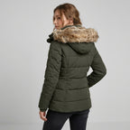 Kerensa | Winterjas met capuchon en zakken voor dames – Warm, stijlvol en praktisch