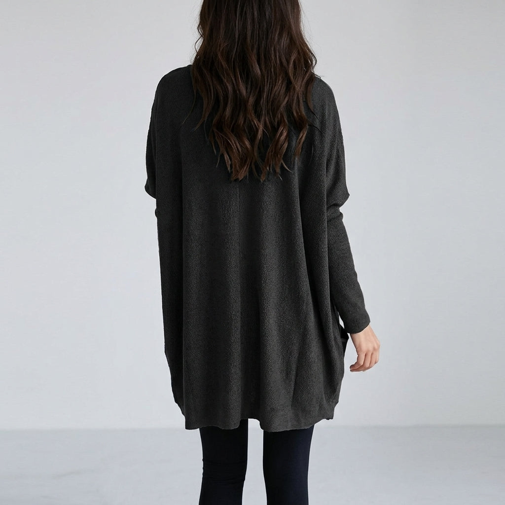 Wilke | Warm dames-shirt met lange mouwen – Zachte, ademende top met getailleerde pasvorm