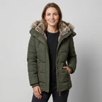 Kerensa | Winterjas met capuchon en zakken voor dames – Warm, stijlvol en praktisch