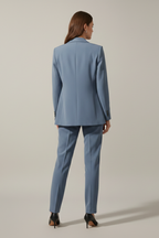 Maristelle | Dames Blazer & Broek Set – Reverskraag, Rechte Pijpen, Elegante Pakset