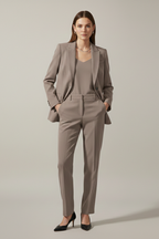 Maristelle | Dames Blazer & Broek Set – Reverskraag, Rechte Pijpen, Elegante Pakset