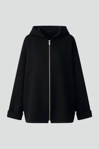 Tindrelle | Dames Hooded Jas – Casual Jas met Volledige Ritssluiting en Zijzakken