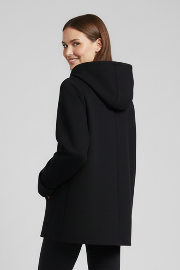 Tindrelle | Dames Hooded Jas – Casual Jas met Volledige Ritssluiting en Zijzakken