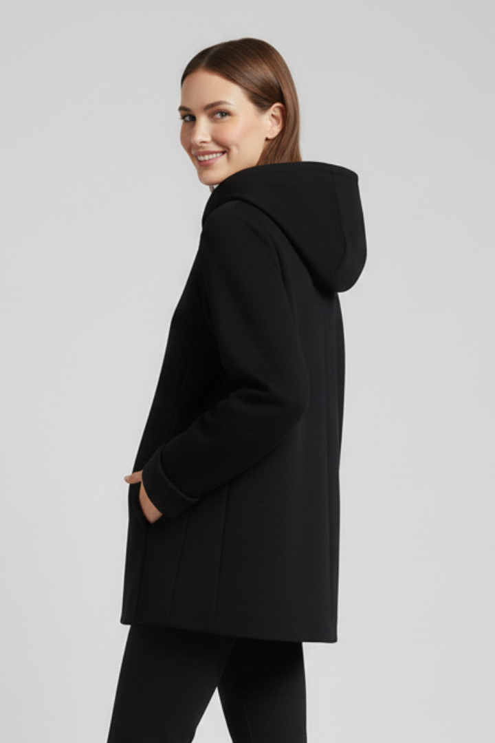 Tindrelle | Dames Hooded Jas – Casual Jas met Volledige Ritssluiting en Zijzakken