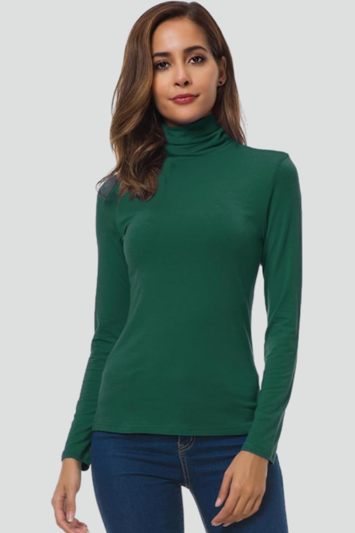 Orya | Coltrui voor dames – Lange mouwen, effen design & comfortabele, losse pasvorm