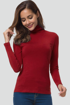 Orya | Coltrui voor dames – Lange mouwen, effen design & comfortabele, losse pasvorm