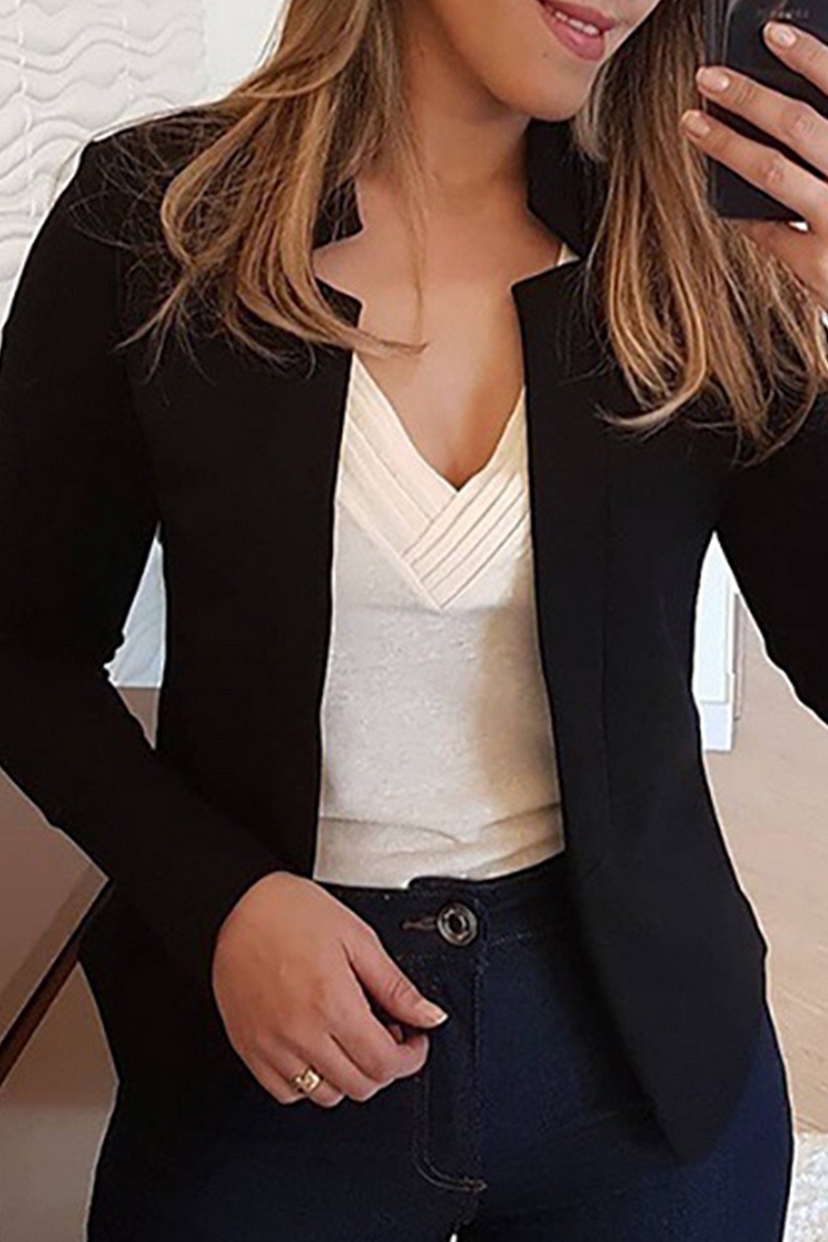 Piper | Roze damesblazer – Elegant, op maat gemaakt jasje met één rij knopen