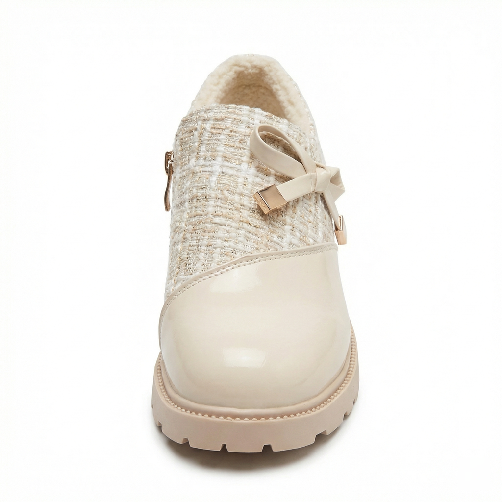 Sybrich | Damesschoenen met veters – Elegante schoenen met lage hak en spitse neus