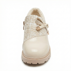 Sybrich | Damesschoenen met veters – Elegante schoenen met lage hak en spitse neus