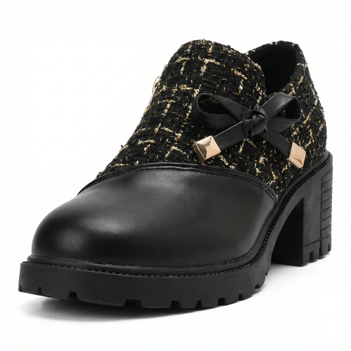 Sybrich | Damesschoenen met veters – Elegante schoenen met lage hak en spitse neus