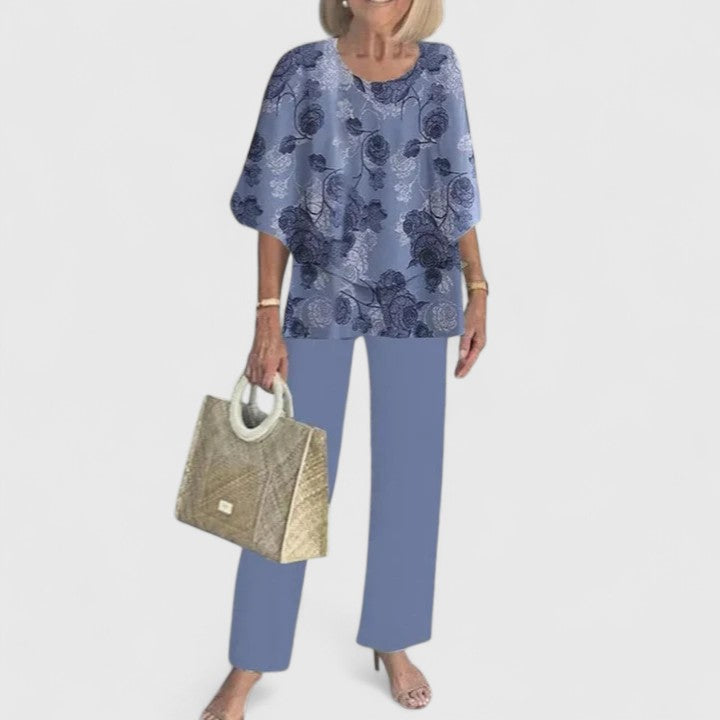 Elvira | Tweedelige formele set voor dames – Elegante, bij elkaar passende outfit