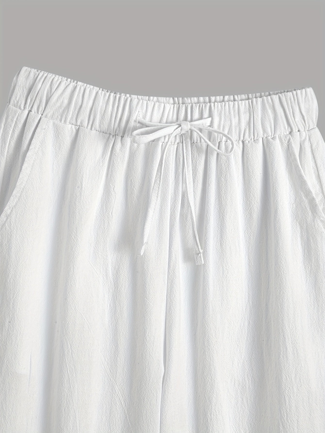 Saylor | Korte broek met wijde pijpen voor dames – Broek met elastische tailleband